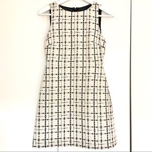 Classy black and white dress